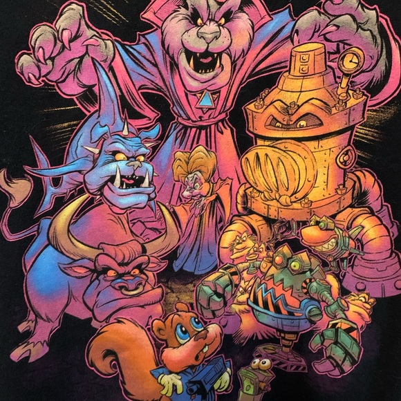 Conker Video Game Tee - fits like 1X - rare find! - Picture 2 of 4